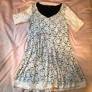 Torrid white lace dress